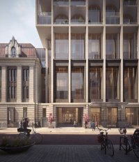 Boven dit Rotterdamse postkantoor verrijst een luxehotel