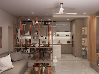 Open plan voelt leeg, designers brengen kamers terug